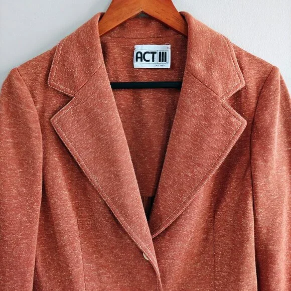 Vintage Textured Blazer - Picture 10 of 14